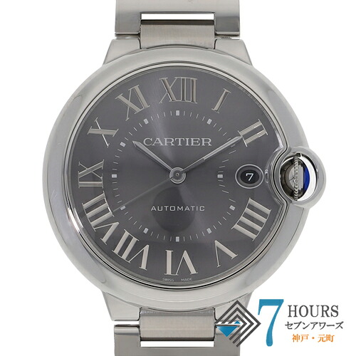 【120288】CARTIER カルティエ WSBB0060 バロンブルー グレーローマンダイヤル SS 自動巻き ギャランティーカード 純正ボックス 腕時計 時計 WATCH メンズ 男性 男 紳士【中古】