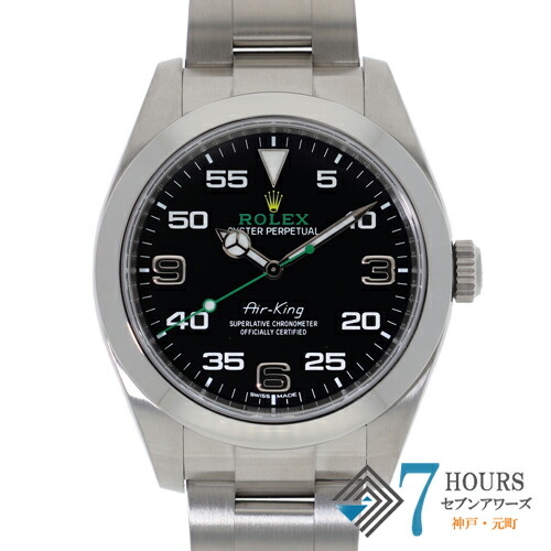 【121193】ROLEX ロレックス 116900 エアキング ブラックダイヤル ランダム番 SS 自動巻き ギャランティーカード 当店オリジナルボックス 腕時計 時計 WATCH メンズ 男性 男 紳士【中古】 478,504円