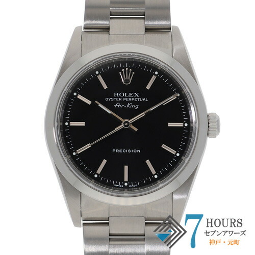 【145894】ROLEX ロレックス 14000 エアキング 黒いこと文字盤 Y番 SS 自動小銃一巻き 当店事あたらしいボックス席 ウオッチ 時辰儀 WATCH メンズ 成人男性 男 成人男性【中古】