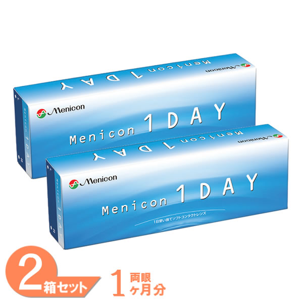 【最大1000円OFFクーポン＆エントリーでP5倍】【送料無料】 メニコンワンデー 2箱セット (1箱30枚) メニコン コンタクトレンズ 1Day 1日使い捨て コンタクト menicon 21700BZY00089000