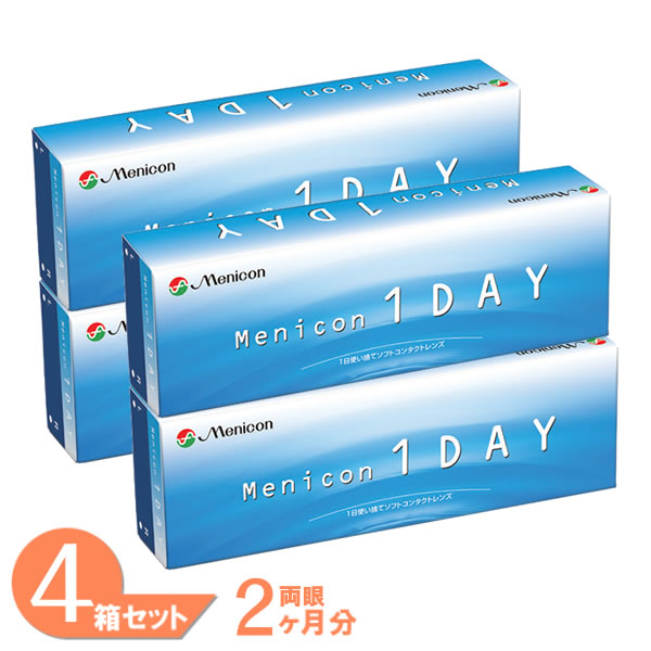 【貨物輸送無料】 メニコンワンデー 4箱仕掛ける (1箱30枚) メニコン コンタクトレンズ 1Day 1日使い捨て 接点 menicon 21700BZY00089000