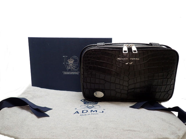 A.D.M.J クロコダイル セカンド クラッチバッグ 【中古】Aランク｜正木屋質店 28,457円