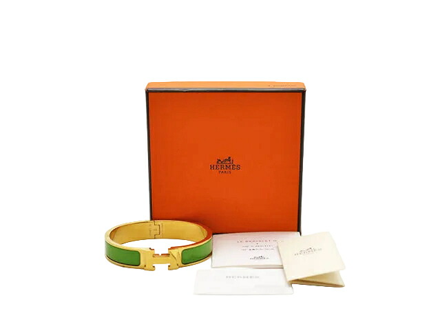 HERMES エルメス Clic H Bracelet 鳴らすH 腕輪 PM H700001F 【中古】B序列付ける