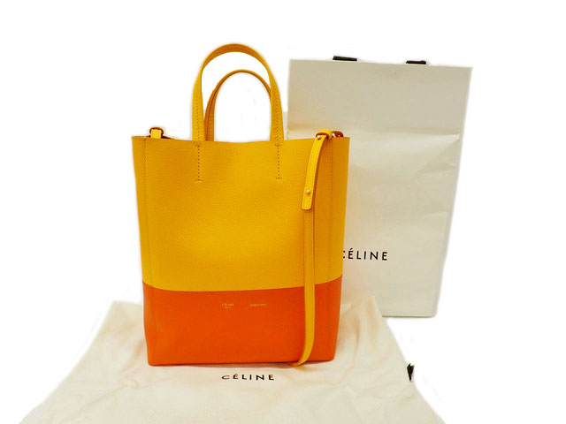 楽天市場】CELINE セリーヌ バーティカル カバ スモール バイカラー