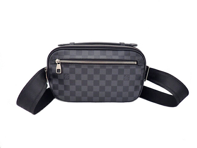 LOUIS VUITTON ルイヴィトン Damier Graphite ダミエ･グラフィット Ambler アンブレール Body Bag ボディバッグ N41289 【中古】Aランク