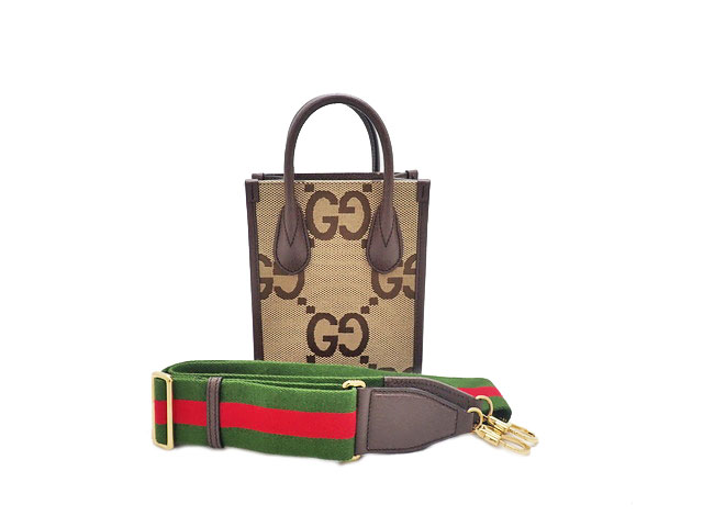 GUCCI グッチ Jumbo GG ジャンボGG Mini Tote Bag 2WAY ミニ トートバッグ 699406 【中古】AB価値づける
