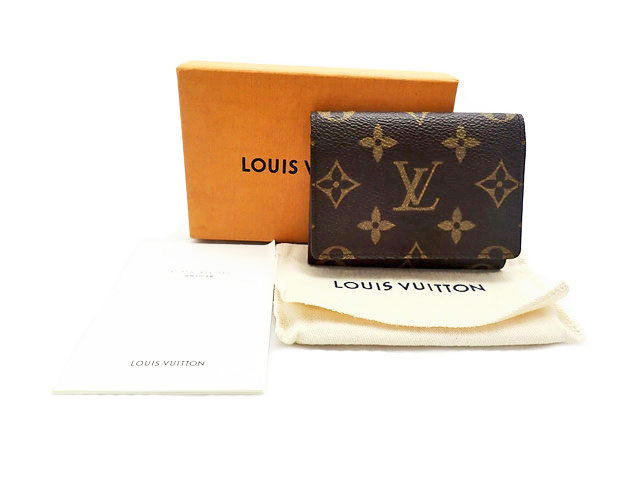 LOUIS VUITTON ルイヴィトン Monogram モノグラム Enveloppe Cartes De Visite Business Card Holder アンヴェロップ･カルト ドゥ ヴィジット カードケース M62920 【中古】新品同様SAランク