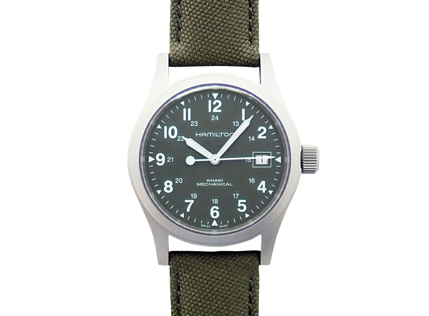 楽天市場】【中古】【美品】【掘り出し物】ハミルトン カーキ ネイビー