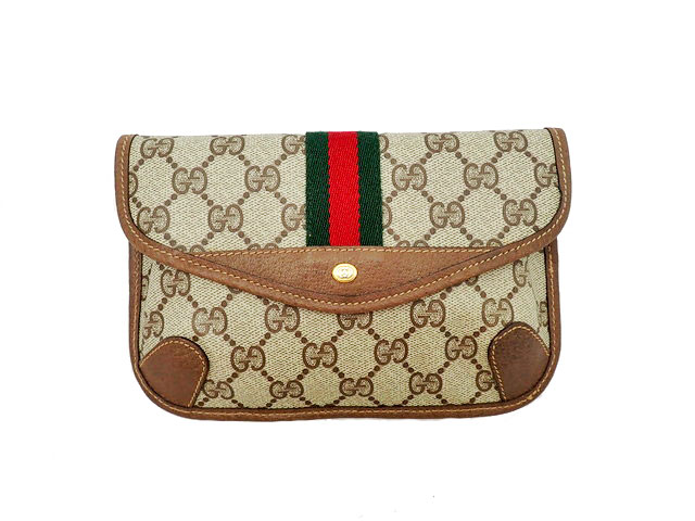 楽天市場】【バッグ】GUCCI グッチ GGプラス シェリーライン オールド