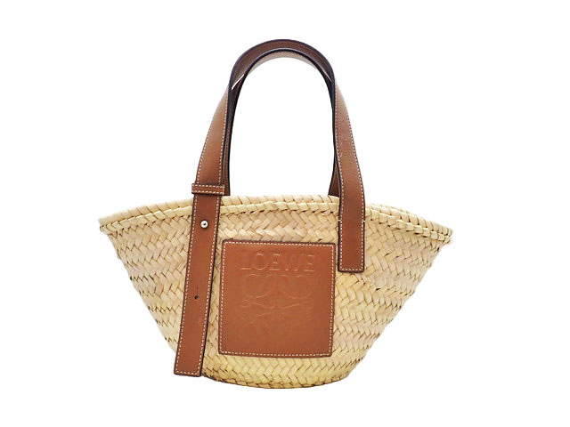 LOEWE ロエベ Small Basket Bag 提げ篭御徒面子 スモール 327.02.S93 【中古】AB位置づける