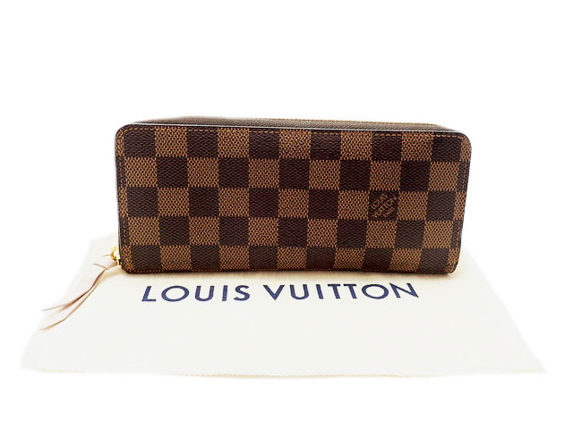LOUIS VUITTON ルイヴィトン DAMIER EBENE ダミエ・エベヌ Clemence Wallet ポルトフォイユ･クレマンス N41626【中古】Bランク｜正木屋質店