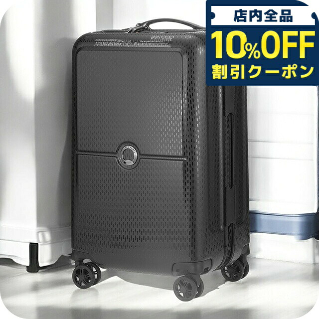＼全品10%OFFクーポン／ デルセー スーツケース キャリーバッグ メンズ レディース ブランド DELSEY 00162180100 ブラック