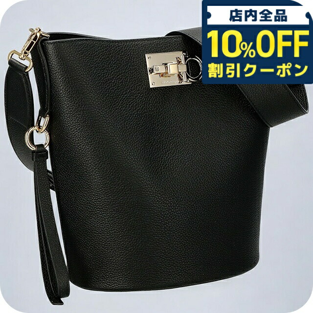 ＼全品10%OFFクーポン／ フェラガモ ショルダーバッグ レディース ブランド Ferragamo 212892CALF NER 756 787 ブラック