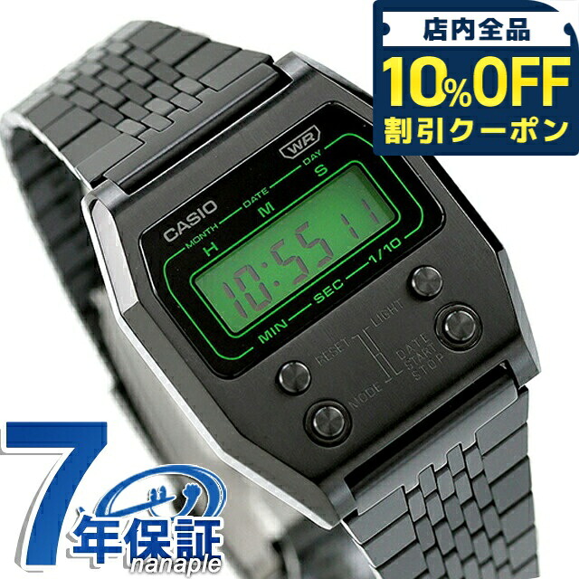 ＼全品10%OFFクーポン／ カシオ CASIO クォーツ 電池式 A1100B-1 プレミアムシリーズ ユニセックス メンズ レディース 腕時計 ブランド カシオ casio デジタル ブラック 黒 おしゃれ 防水 プレゼント 実用的