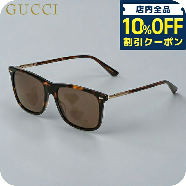 ＼全品10%OFFクーポン／ グッチ サングラス メンズ ブランド GUCCI GG0518S 003 ブラウン