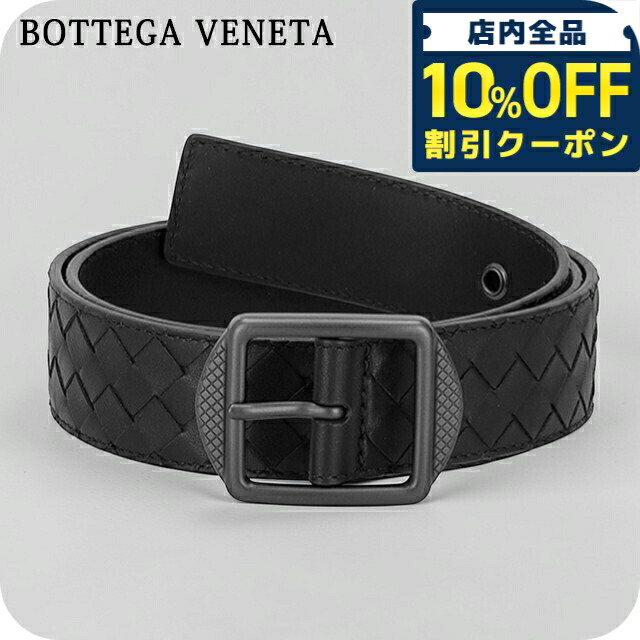 ＼全品10%OFFクーポン／ ボッテガ・ヴェネタ ベルト メンズ ブランド BOTTEGA VENETA 482669-V3UN0 1275 ブラック