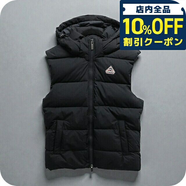 ＼全品10%OFFクーポン／ ピレネックス PYRENEX SPOUTNIC MINI RIPSTOP VEST ダウンベスト HMY021-BLACK-S メンズ ダウンジャケット ブランド
