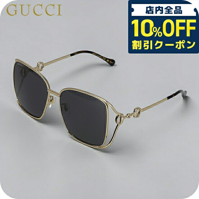 ＼10%OFFクーポン★21日10時迄／ グッチ サングラス レディース ブランド GUCCI Japan GG1020S 002 ゴールド｜腕時計のななぷれ select shop