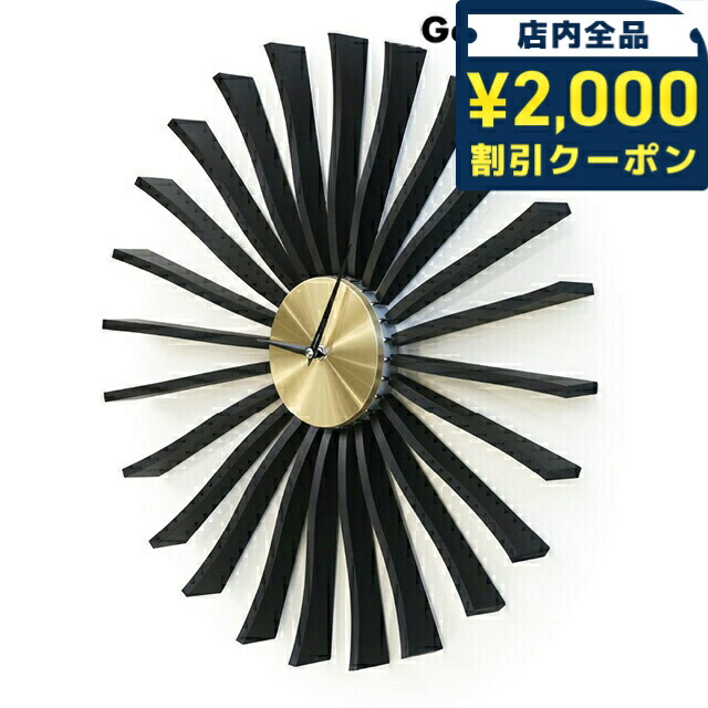 ＼2000円OFF+さらに9倍／ ジョージ ネルソン クオーツ クロック ブランド George Nelson GN001MB アナログ ゴールド