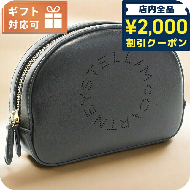 在庫1点☆すぐ届く STELLA MCCARTNEY ポーチ Women ブラック ファラベラ クロスボディ 携帯電話用ポーチ