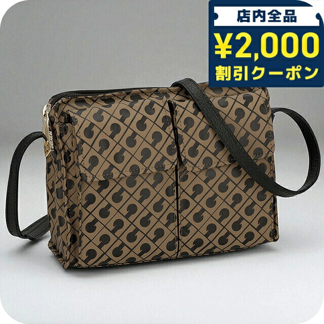 ＼2000円OFF+さらに9倍／ ゲラルディーニ ショルダーバッグ レディース ブランド GHERARDINI GH0206 TOFFE ブラウン/ブラック 斜めがけ 高級 おしゃれ プレゼント 女性 実用的 かわいい｜腕時計のななぷれ select shop 28,663円