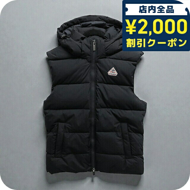 ＼2000円OFF+さらに9倍／ ピレネックス PYRENEX SPOUTNIC MINI RIPSTOP VEST ダウンベスト HMY021-BLACK-S メンズ ダウンジャケット ブランド 38,428円