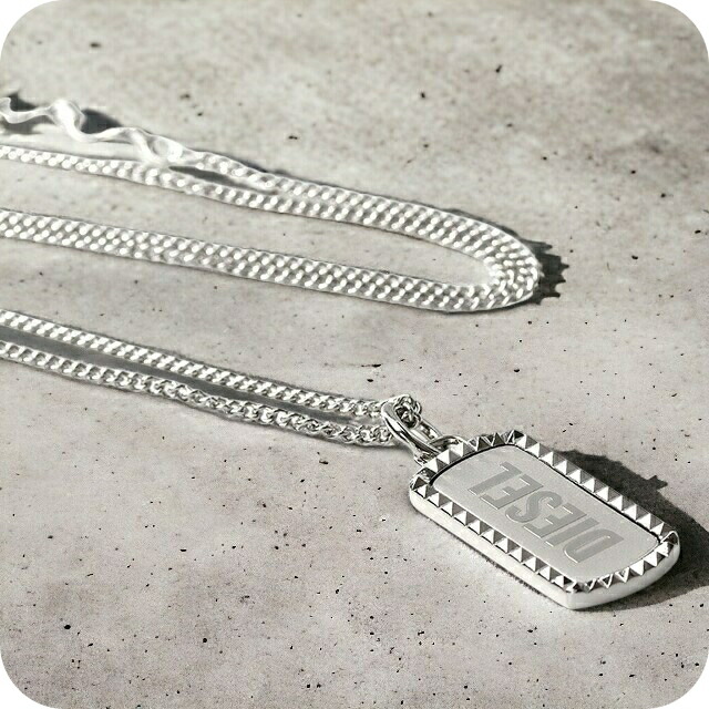 ディーゼル ネックレス ペンダント ドッグタグ DX1456710 ディーゼル DIESEL ネックレス ペンダント アクセサリー