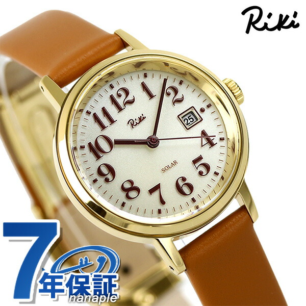 セイコー アルバ リキ スタンダード ソーラー レディース 腕時計 ブランド AKQD402 SEIKO ALBA Riki シルバー&times;ブラウン プレゼント ギフト｜腕時計のななぷれ select shop