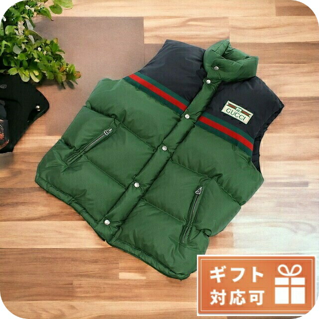GUCCI ダウンベスト　48サイズ GUCCI(グッチ) / ダウンベスト/48/ナイロン/KHK/カーキ/304832