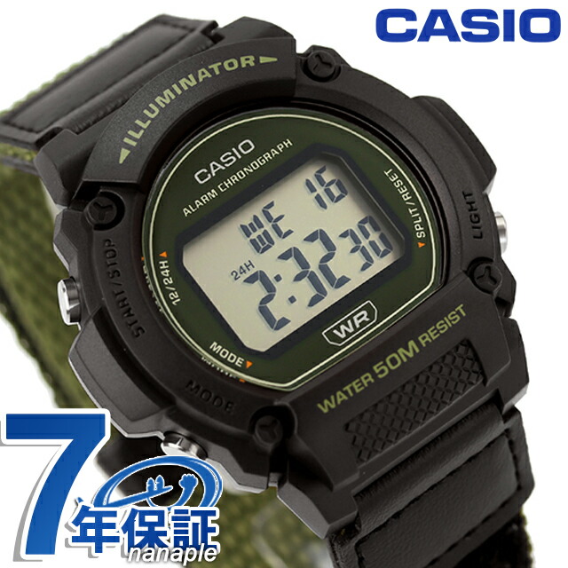 【楽天市場】\さらに+9倍★ポイントUP／ カシオ CASIO アウトドア W-219HB-3AV チプカシ 海外モデル メンズ 腕時計