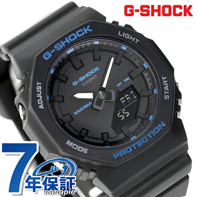 gショック ジーショック G-SHOCK クォーツ 電池式 GMA-P2100BA-1A レディース 腕時計 ブランド カシオ casio アナデジ ブラック 黒 おしゃれ 防水 文字盤 大きい プレゼント 女性 実用的｜腕時計のななぷれ select shop