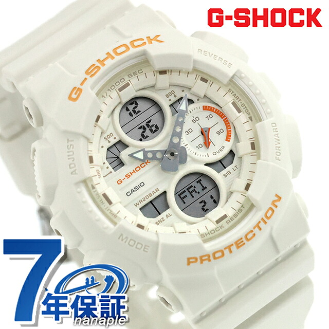 gショック ジーショック G-SHOCK クォーツ 電池式 GMA-S140-7A レディース 腕時計 ブランド カシオ casio アナデジ アイボリー 白 おしゃれ 防水 文字盤 大きい プレゼント 女性 実用的｜腕時計のななぷれ select shop