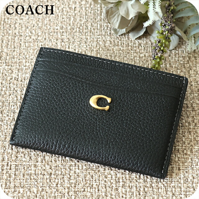 コーチ カードケース コンパクト レディース ブランド COACH CM436 B4 BK ブラック 定期入れ 高級 おしゃれ プレゼント 実用的｜腕時計のななぷれ select shop