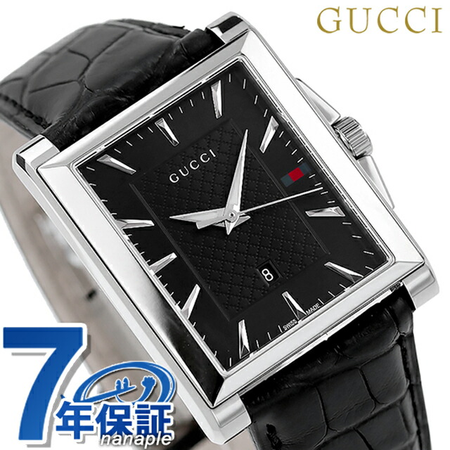 GUCCI アナログ腕時計 ブラック 小さな傷はあります。 GUCCI - 【クロノグラフ】GUCCI グッチ 時計 Gタイムレス