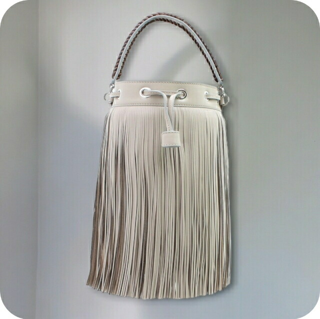 ジェイアンドエムデヴィッドソン J&M DAVIDSON ショルダーバッグ 2WAY LFRG-0WV-SCNP-951S レディース フリンジ THE FRINGE WARMTAUPE ベージュ グレージュ