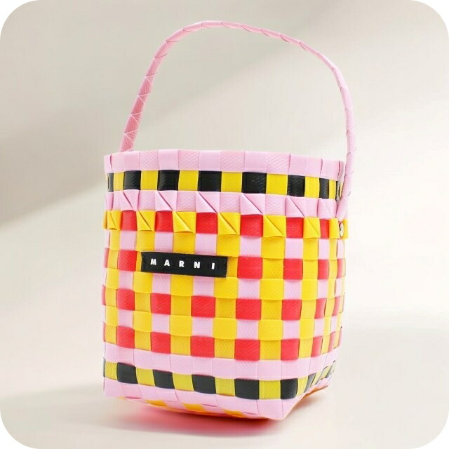 マルニ MARNI M00332-M00IW-0M331 ハンドバッグ レディース マーケット MARKET マルチカラー ピンク｜腕時計のななぷれ select shop