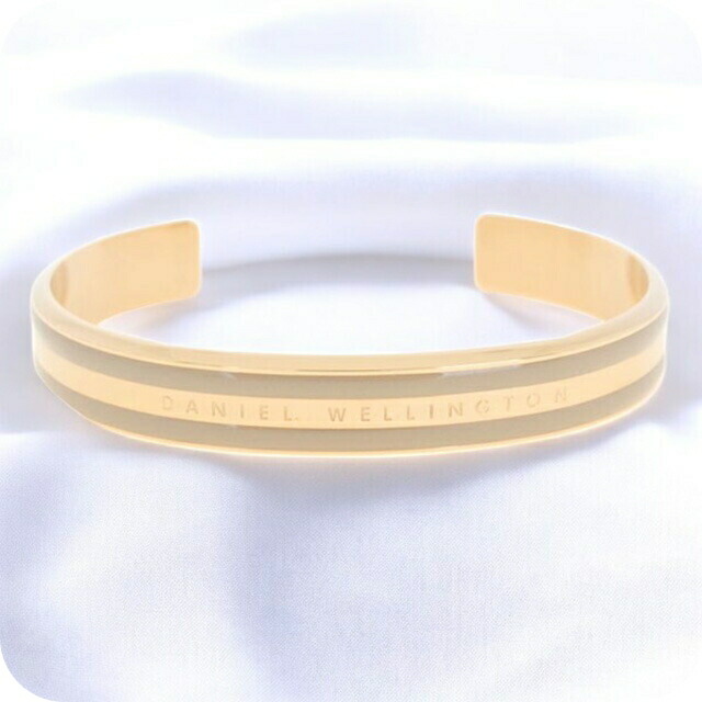＼店内2000円OFF+さらに9倍／ ダニエルウェリントン DANIEL WELLINGTON バングル ブレスレット レディース DW00400011 CLASSIC BRACELET DESERT SAND M ローズゴールド グレー