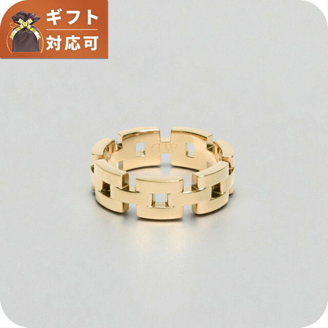 ＼店内2000円OFF+さらに9倍／ ダニエルウェリントン DANIEL WELLINGTON 3-LINK RING リング アクセサリー DW00400995 レディース ゴールド ブランド