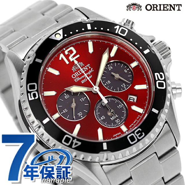 楽天市場】オリエント クロノグラフ ライトチャージ RN-TY0002B クロノ