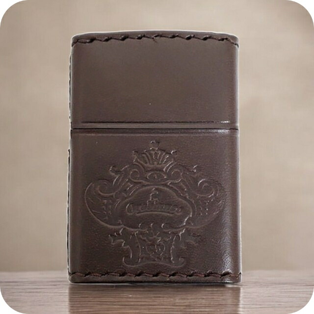 ＼店内2000円OFF+さらに9倍／ オロビアンコ ライター メンズ レディース ブランド Orobianco 真鍮、牛革 ZIPPO 革巻き ORZ-001 BR ブラウン 小物