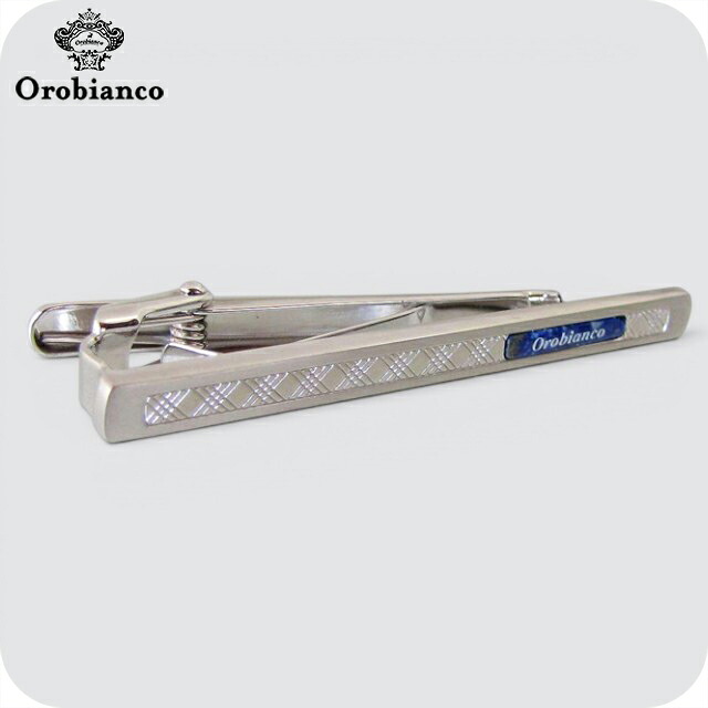 オロビアンコ ネクタイピン メンズ Orobianco ORT372A シルバー ブルー アクセサリー タイバー タイピン ジュエリー ブランド 高級 おしゃれ プレゼント 男性 実用的 かっこいい｜腕時計のななぷれ select shop