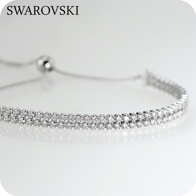 ＼店内2000円OFF+さらに9倍／ スワロフスキー ブレスレット レディース ブランド SWAROVSKI Matrix スワロフスキー 5678252 シルバー アクセサリー