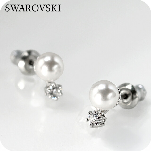スワロフスキー ピアス レディース SWAROVSKI Matrix スタッド 両耳用 5694225 シルバー アクセサリー ジュエリー ブランド 高級 おしゃれ プレゼント 女性 実用的 かわいい｜腕時計のななぷれ select shop