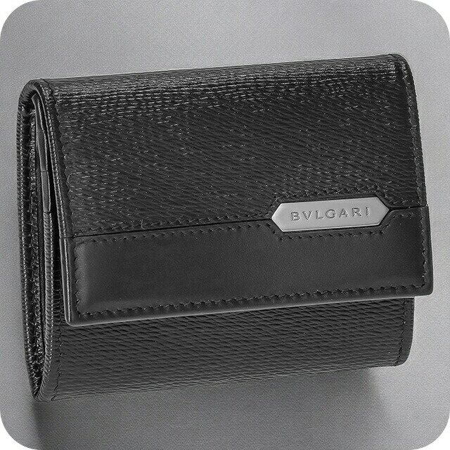 【新品未使用】ブルガリ　小銭入れ 282774 Black 楽天市場】ブルガリ コインケース メンズ BVLGARI 282774 BLK ブラック