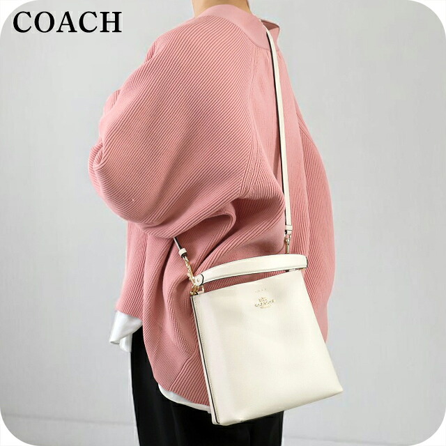 コーチ ハンドバッグ 2way ショルダーバッグ 斜めがけ レディース アウトレット ブランド COACH CA177 IMCHK チョーク ホワイト 軽量 小さめ 手提げ 高級 おしゃれ プレゼント 女性 実用的 かわいい｜腕時計のななぷれ select shop