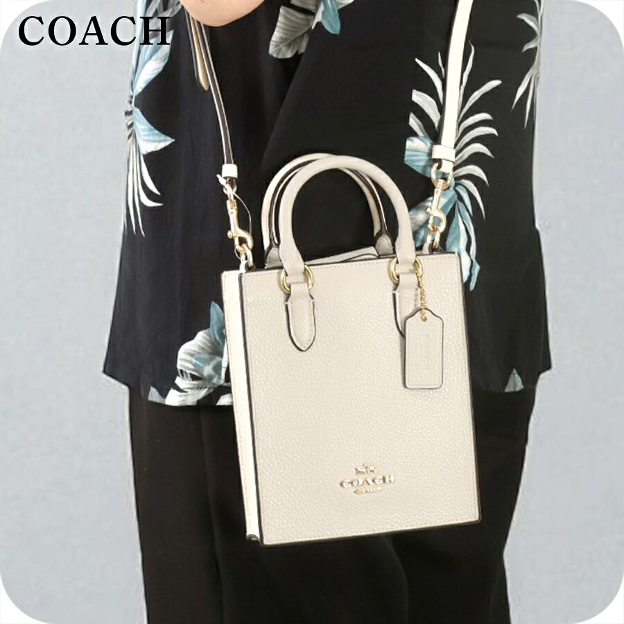 コーチ ショルダーバッグ メッセンジャーバッグ 2way ハンドバッグ レディース アウトレット ブランド COACH レザー CJ500 IMCHK チョーク ホワイト 斜めがけ 高級 おしゃれ プレゼント 女性 実用的 かわいい