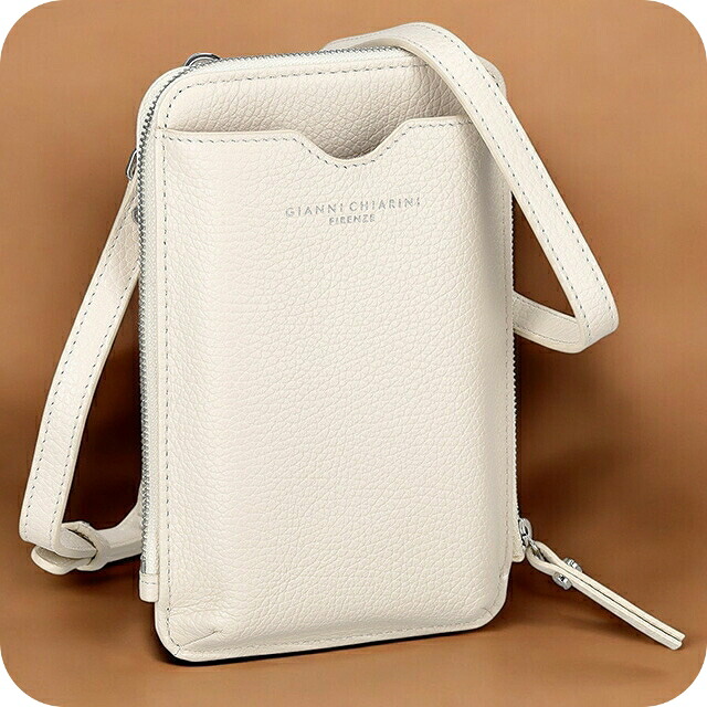 ジャンニキアリーニ ショルダーバッグ レディース ブランド GIANNI CHIARINI PF W5090 GRN ホワイト｜腕時計のななぷれ select shop