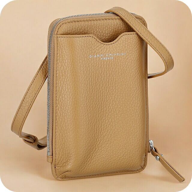 ジャンニキアリーニ ショルダーバッグ レディース ブランド GIANNI CHIARINI PF W5090 GRN ライトブラウン｜腕時計のななぷれ select shop