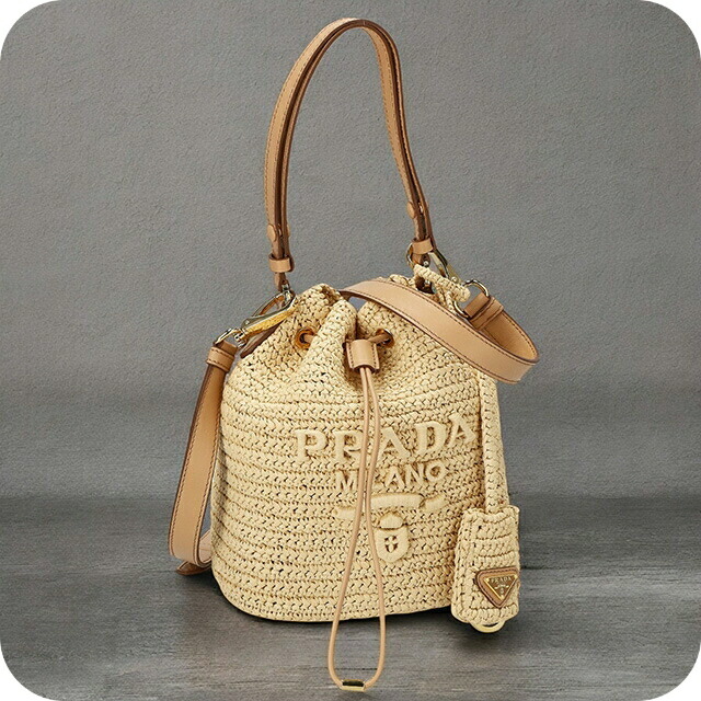 プラダ ハンドバッグ レディース ブランド PRADA 1BG463 ナチュラル
