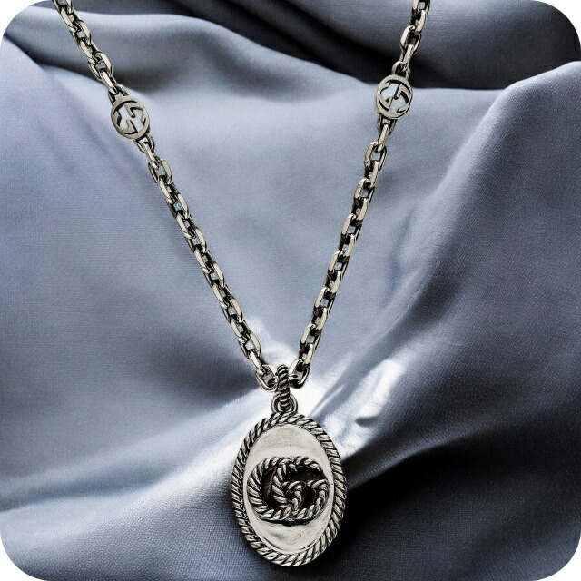 GUCCI ネックレス　90s GUCCI 並行輸入品 グッチ ネックレス ペンダント ジュエリー